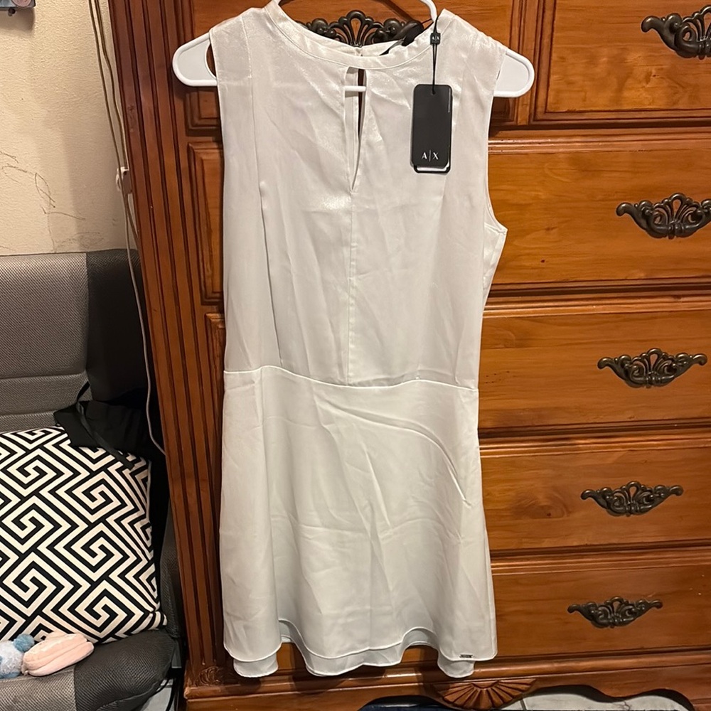 Armani Exchange NWT White Dress